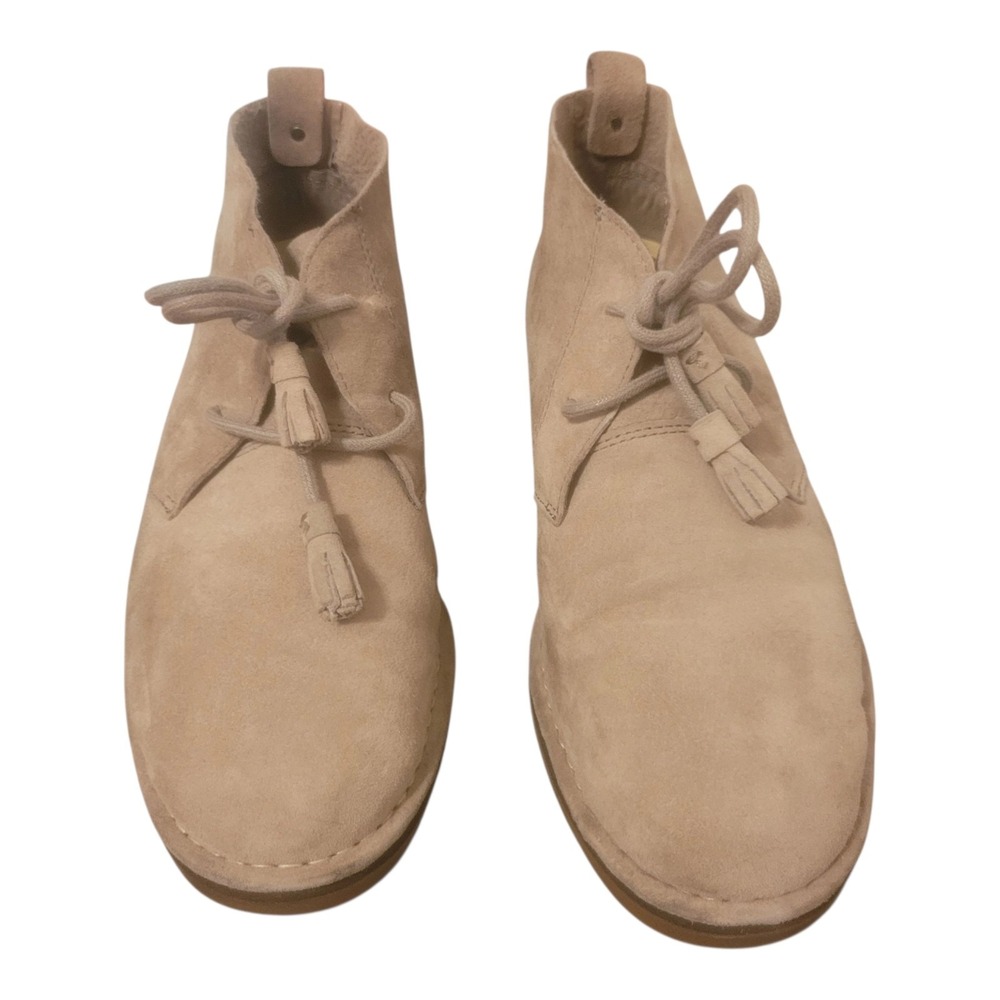 Hush Puppies Cyra Catelyn Taupe Suede Bootie‎ Women's Size 9.5